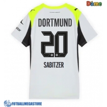 Fotballdrakt Dame Borussia Dortmund Marcel Sabitzer #20 Bortedrakt 2025-26 Kortermet